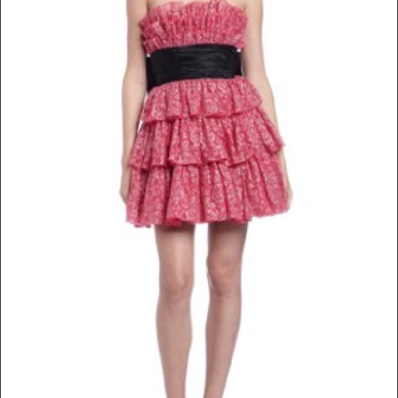 Betsey Johnson Pink & Black Dress worn by Zendaya! - Picture 4 of 7